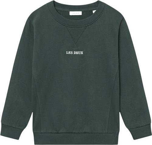 Les Deux Dexter Sweatshirt Kids Str 122/128 - Pine Green Sweatshirts hos Magasin