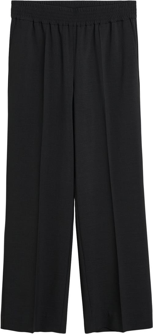 Se HERSKIND Pinky Pants Kvinde Black Bukser Med Brede Ben Str 40 - Polyester hos Magasin ved Magasin