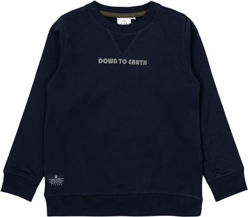 The New Tnlavi Sweatshirt Str 134-140 cm/9-10 år - Navy Blazer Sweatshirts Bomuld hos Magasin