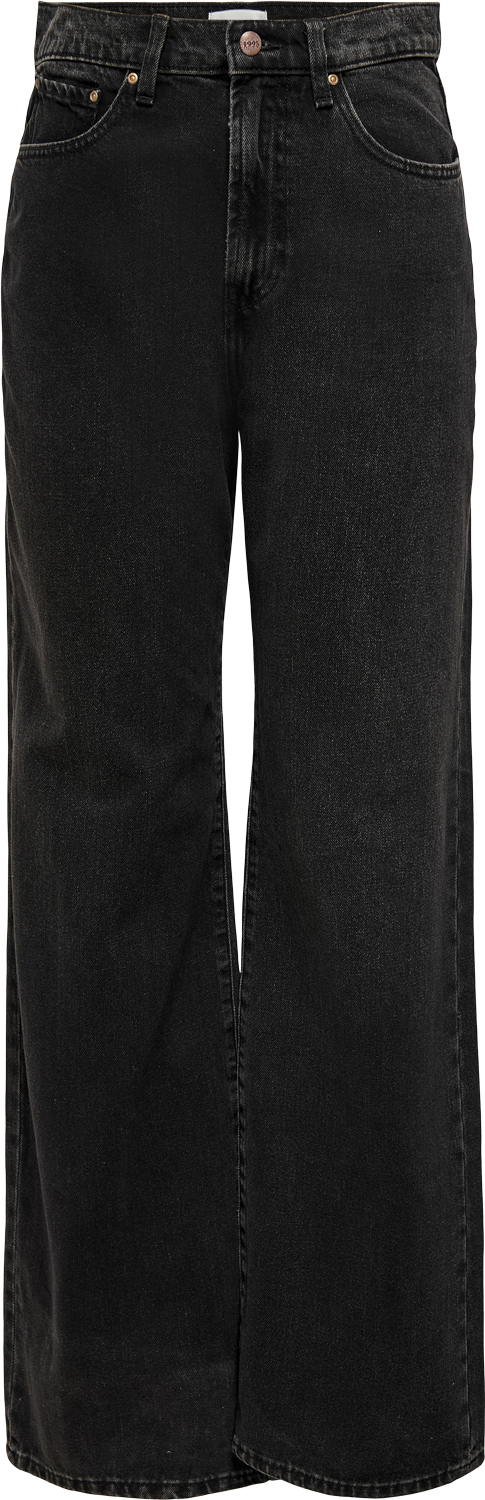 ONLY Onlhope EX HW Wide DNM Rea129 Noos Kvinde Black Denim Wide Jeans Str "31/""32" - hos Magasin