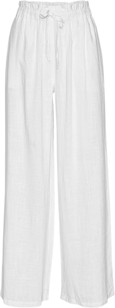 A-VIEW Lerke new Pants Kvinde White Hørbukser Str 42 - hos Magasin