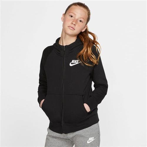 Nike Sportswear Full Zip Haettetroje 128-137 / S - Sweatshirts & Hættetrøjer Bomuld hos Magasin