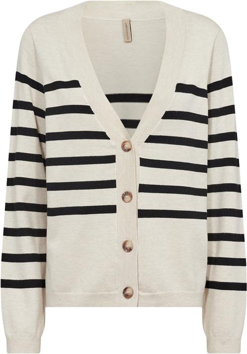 Se soyaconcept Scdollie Stripe 766 Cardigan Creme Kvinde 91620c Creme Cardigans Str L - Nylon hos Magasin ved Magasin