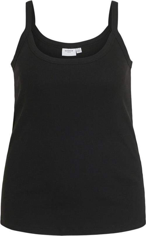 Se Evoked Vila Visonni S/L Tanktop/cur Kvinde Black Tanktoppe Str 48 - hos Magasin ved Magasin