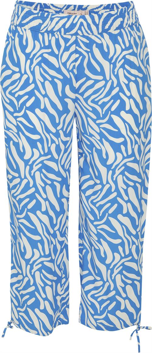 Se Simple Wish Swrelax CU 1 Kvinde Super Sonic Abstract Animal Capri Bukser Str 48 - hos Magasin ved Magasin