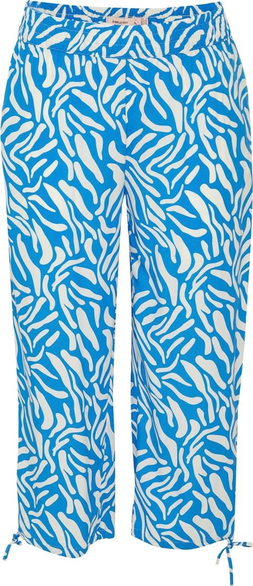 Simple Wish Swrelax CU 1 Kvinde Super Sonic Abstract Animal Capri Bukser Str 54 - hos Magasin