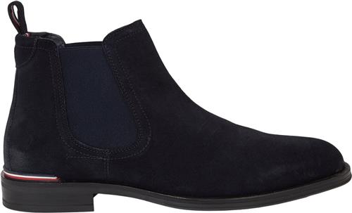 Se Tommy Hilfiger Core RWB Hilfiger Suede Chelsea Mand Desert Sky Chelsea Boots Str 41 - hos Magasin ved Magasin