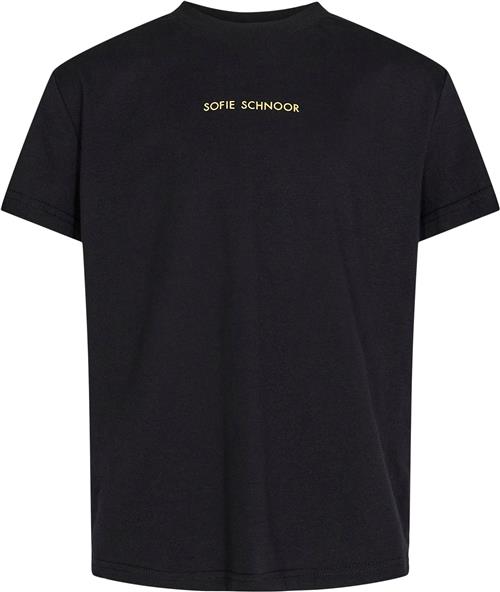 Se Sofie Schnoor Tshirt Str 8 år / 128 cm - Black Kortærmede T-shirts hos Magasin ved Magasin