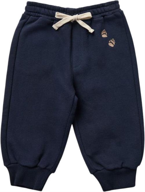 Sofie Schnoor Sweatpants Str 2-4 mdr / 62 cm - Dark Blue Bukser hos Magasin