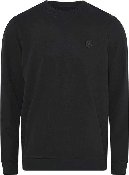 JBS of Denmark JBS of Denmark Badge Crew Neck Mand Sort Sweatshirts Str L - Bambus hos Magasin