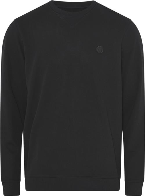 JBS of Denmark JBS of Denmark Badge Crew Neck Mand Sort Sweatshirts Str M - Bambus hos Magasin