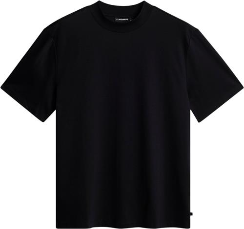 J. Lindeberg Ace Mock Neck Tshirt Mand Black Kortærmede T-shirts Str XL - hos Magasin