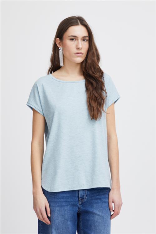 Se ICHI Ihrebel SS6 Kvinde Cashmere Blue Toppe Casual Fit Str XS - hos Magasin ved Magasin