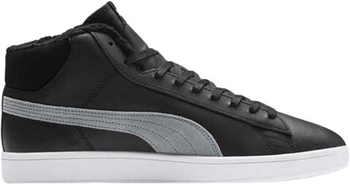 Puma Smash v2 Mid Winterized Sneakers Mand Sort Sneakers Str 36 - Læder hos Magasin