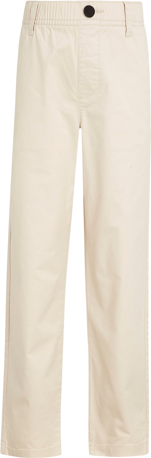 Tommy Hilfiger Monotype EWB Skater Chino Pant Str 5 år / 110 cm - Classic Beige Bukser hos Magasin