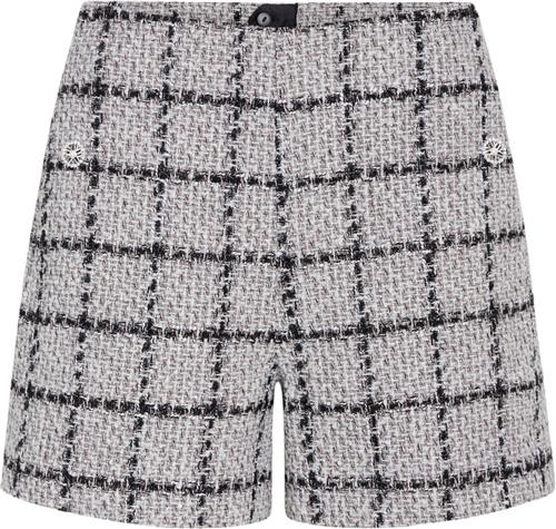 Bruuns Bazaar Doxabbnadiata Shorts Kvinde Sand - Check Casual Shorts Str 34 - Polyester hos Magasin