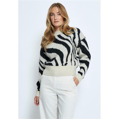 Se Minus Msmelima Knit Pullover Kvinde Light Birch Sweaters Str XS - hos Magasin ved Magasin