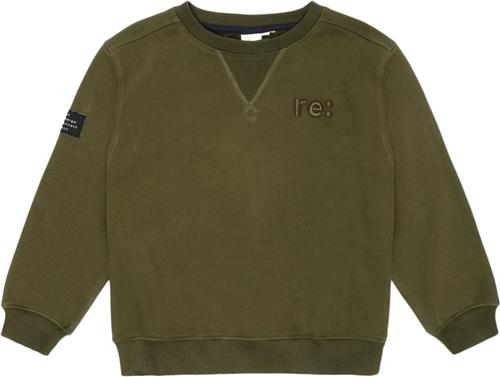 The New Tnre:Charge OS Sweatshirt Str 110-116 cm/5-6 år - Ivy Green Sweatshirts Bomuld hos Magasin