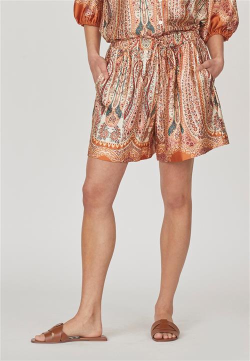 Love&Divine Love9706 Kvinde Burned Paisley Casual Shorts Str XL - hos Magasin