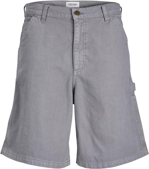 Jack & Jones Jpstkarl Jjcarpenter Short SN Mand Steel Gray Chino Shorts Str XL - hos Magasin