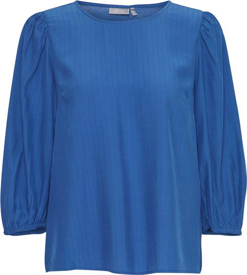 Fransa Frzola BL 3 Kvinde Beaucoup Blue Kortærmede Bluser Str XL - hos Magasin