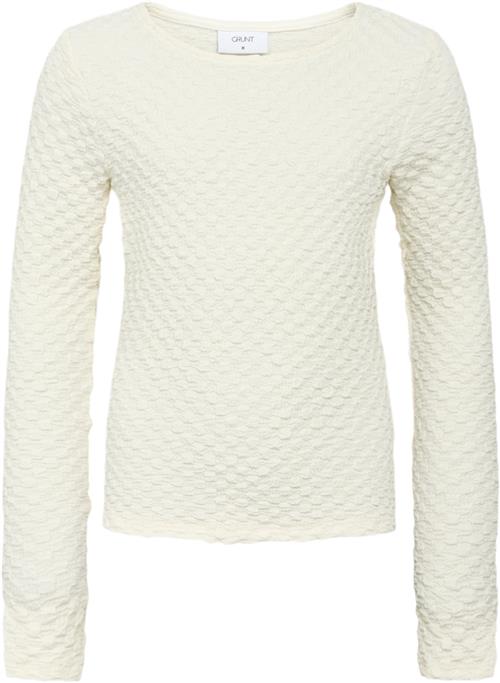 Se Grunt Saron Blouse Str XS/8Y - Off White Bluser hos Magasin ved Magasin