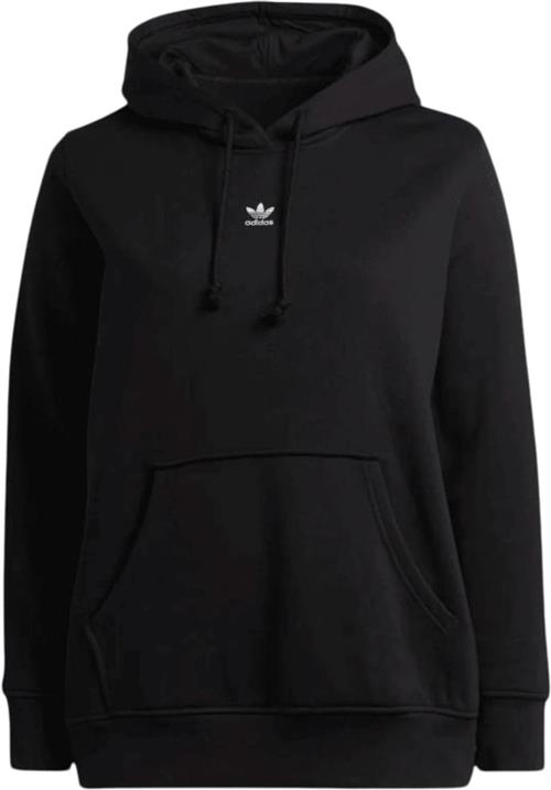 adidas Adicolor Essential Hoodie (Plus Size) Kvinde Sort Hættetrøjer Plus Size Str XXL - Bomuld hos Magasin