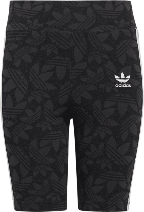 adidas Highwaisted Cycling Shorts Kids Str 134 - Carbon/black/white Shorts & Bloomers Bomuld hos Magasin