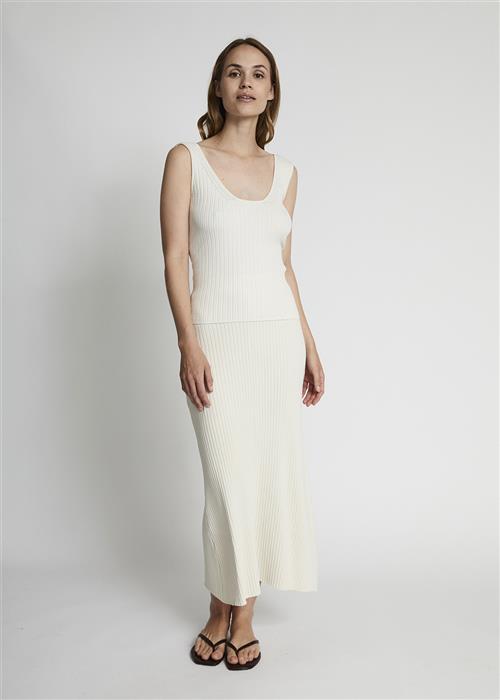 Se Bruun & Stengade BS Desiree Skirt Kvinde Off White Maxi Nederdele Str L - hos Magasin ved Magasin