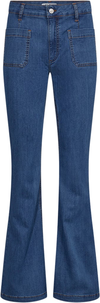 IVY Copenhagen Ivyann Charlotte Jeans Excl. Greece Rinse Blue Kvinde Denim Blue Flared Jeans Str 29 / 32 - hos Magasin