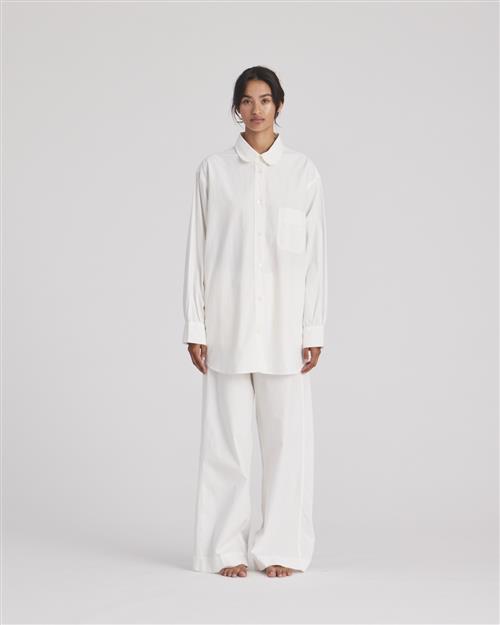 Gai&Lisva Astrid L/S Shirt Poplin Gots 243975 Kvinde Whisper White Langærmede Bluser Str S - hos Magasin