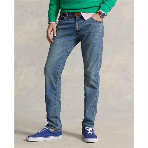 Se Polo Ralph Lauren Sullivan Slim Stretch Jean Mand Blå Jeans Slim Fit Str 33/32 - hos Magasin ved Magasin