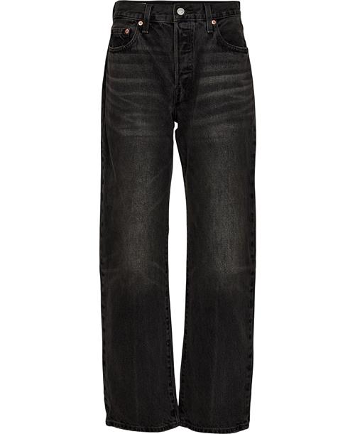 Levi's 501 90S Stitch School Kvinde Sort Flared Jeans Str W32 / L30 - hos Magasin