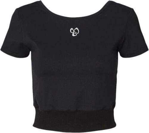 Carite Ribbed Waist Crop Tshirt L - Trænings T-shirts Nylon hos Magasin