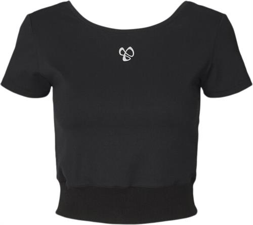 Carite Ribbed Waist Crop Tshirt M - Trænings T-shirts Nylon hos Magasin