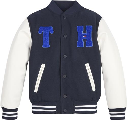 Tommy Hilfiger Reversible Varsity Bomber Jacket Str 10 år / 140 cm - Desert Sky Overgangsjakker hos Magasin