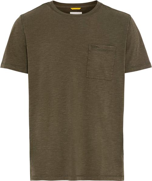 Se Camel Active NOS Tshirt 1/2 Arm Mand Olive Brown Kortærmede T-shirts Str S - Bomuld hos Magasin ved Magasin