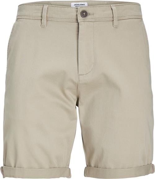 Jack & Jones Jpstbowie Jjshorts Solid SN Mand Crockery Chino Shorts Regular Fit Str L - hos Magasin