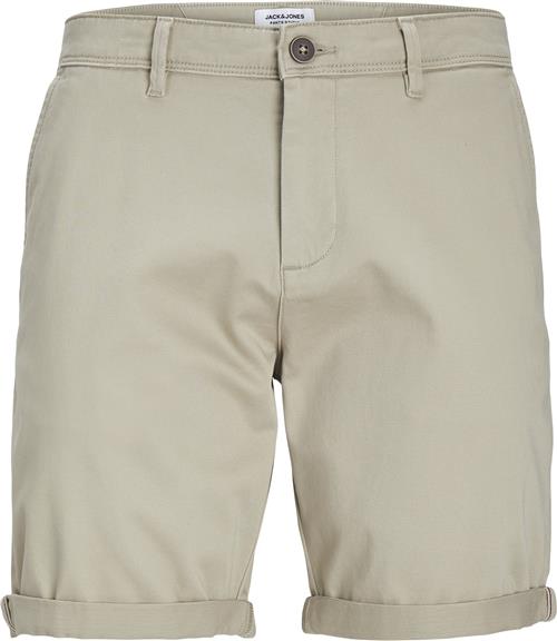 Jack & Jones Jpstbowie Jjshorts Solid SN Mand Crockery Chino Shorts Regular Fit Str M - hos Magasin