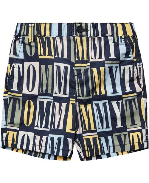 Se Tommy Hilfiger Tommy AOP Shorts Str 5 år / 110 cm - Desert Sky Shorts & Bloomers Bomuld hos Magasin ved Magasin