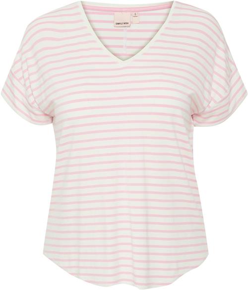 Simple Wish Swfeporsi TEE 1 Kvinde Pink Frosting Mix Kortærmede T-shirts Str 46/48 - hos Magasin