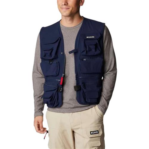 Se Columbia Field Creek BIG Horn Vest Mand Collegiate Navy Veste Str M - Nylon hos Magasin ved Magasin