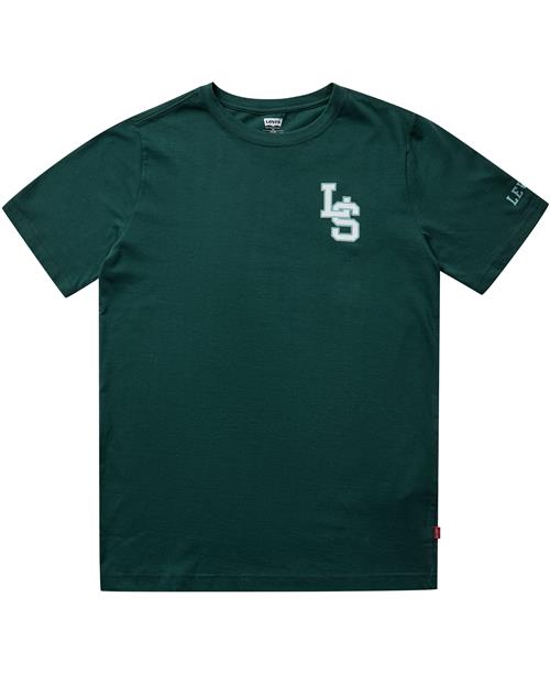 Levi's "LVB """"LS"""" Monogram TEE" Str 12 - Bistro Green Kortærmede T-shirts hos Magasin