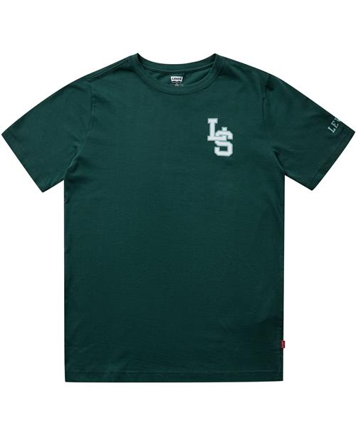 Levi's "LVB """"LS"""" Monogram TEE" Str 16 - Bistro Green Kortærmede T-shirts hos Magasin