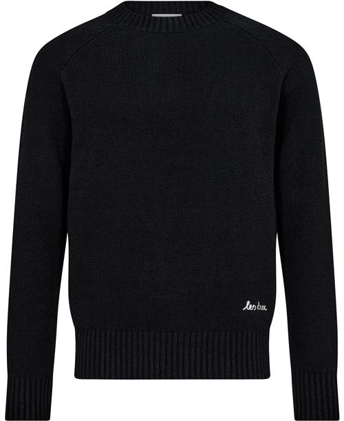 Les Deux Brad Roundneck Knit Mand Black Sweaters Str XL - Bomuld hos Magasin