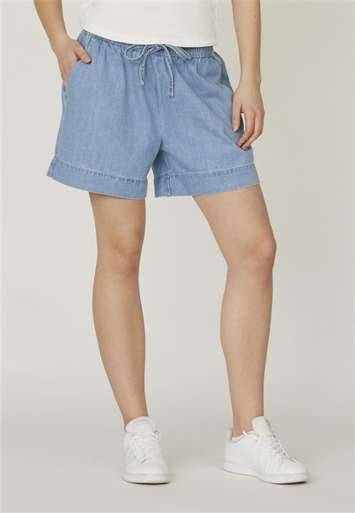 SisterS Point N.Osasho Kvinde L. Blue Wash Casual Shorts Str S - Denim hos Magasin