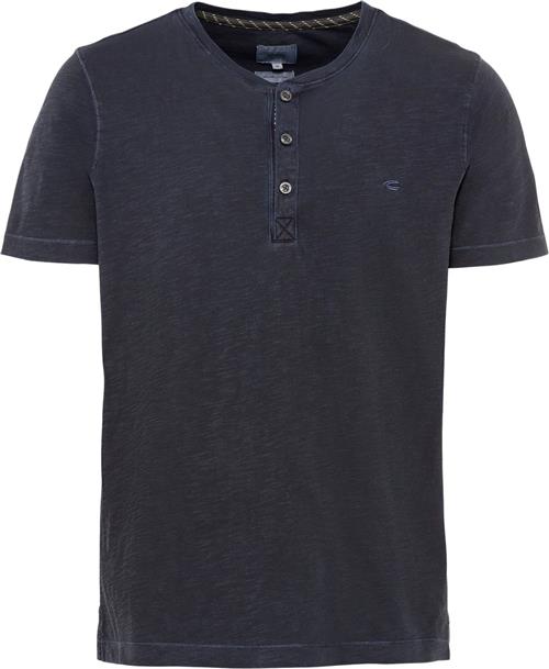 Se Camel Active NOS Henley Mand Night Blue Kortærmede T-shirts Str M - Bomuld hos Magasin ved Magasin