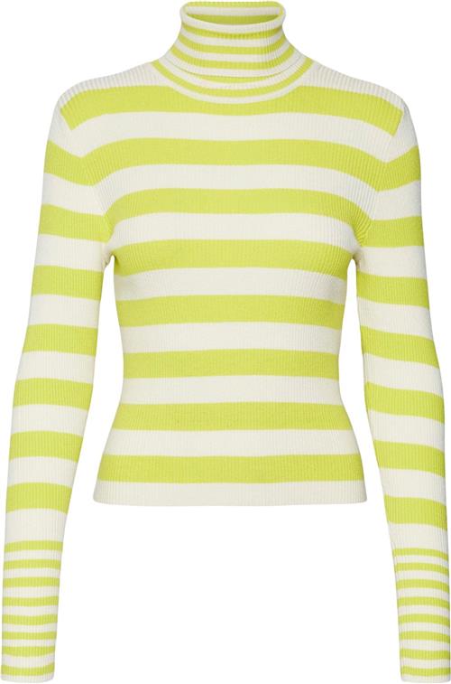 Se Vero Moda Vmmaxine LS Rollneck Pullover BOO Kvinde Birch/w. Sulphur Spring Rullekraver Str XS - hos Magasin ved Magasin