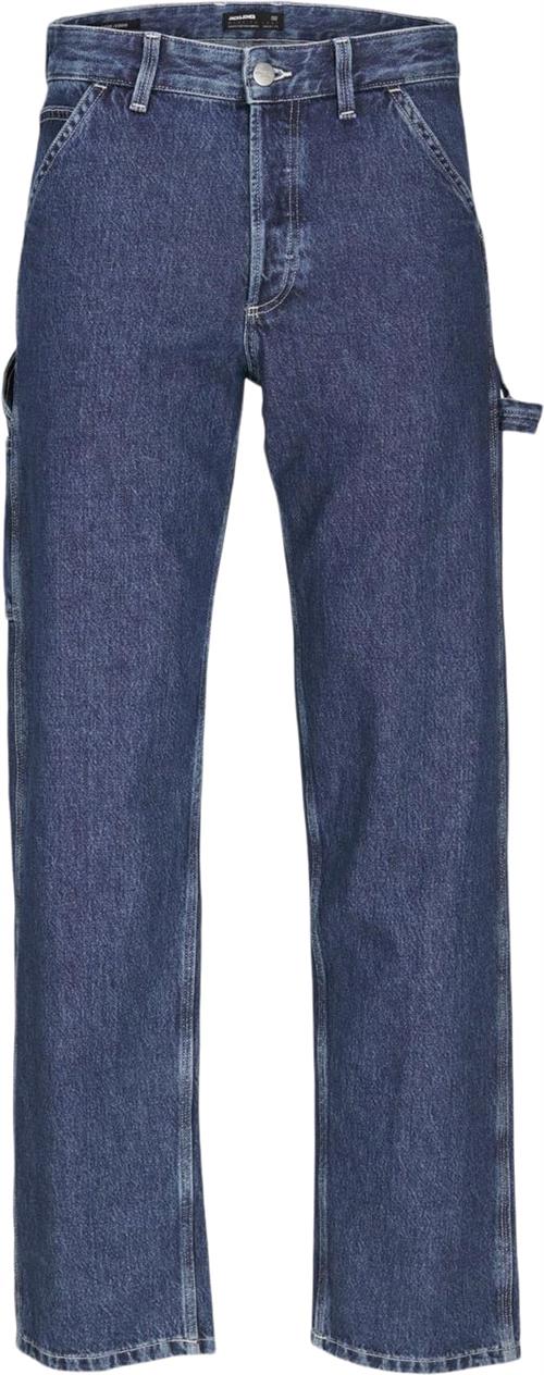 Jack & Jones Jjieddie Jjcarpenter SBD 316 SN Mand Blue Denim Jeans Str "32/""34" - hos Magasin