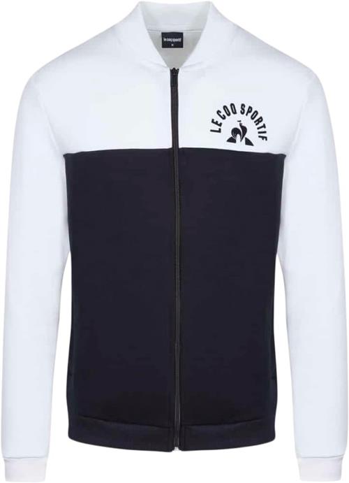 Se Le Coq Sportif Saison 2 FZ Sweat N°1 M SKY CA Mand White Sweatshirts Str L - Bomuld hos Magasin ved Magasin